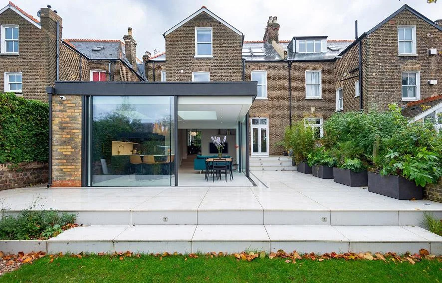 New-build home exterior during a snagging inspection
